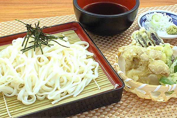 野菜天ぷらとざるうどん選べる小丼