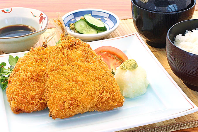 アジフライ膳