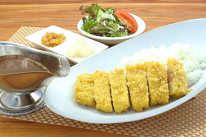 三元豚ロースカツカレー 